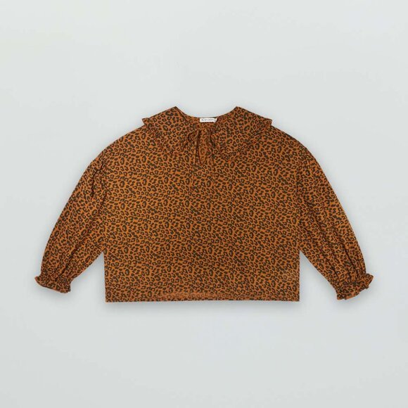 Federica Woman Blouse - Caramel Leo Print - Picture 1 of 2